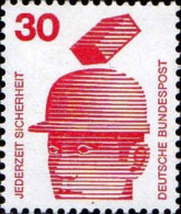 RFA Poste N** Yv: 565 Mi:698A Jederzeit Sicherheit Accidents De Chantier - Unused Stamps