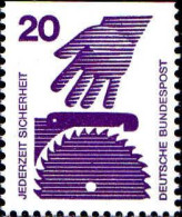 RFA Poste N** Yv: 574b Mi:696CD Jederzeit Sicherheit Scie Circulaire - Unused Stamps