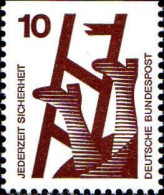 RFA Poste N** Yv: 564c Mi:695CD Jederzeit Sicherheit Accidents Du Travail - Unused Stamps