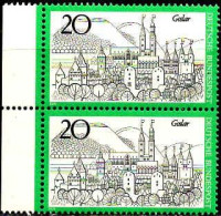 RFA Poste N** Yv: 550 Mi:704 Goslar Bord De Feuille Paire - Unused Stamps