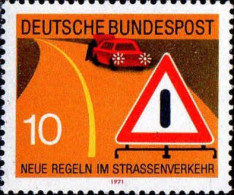RFA Poste N** Yv: 535 Mi:671 Neue Regeln Im Straßenverkehr - Unused Stamps