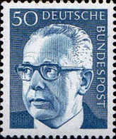 RFA Poste N** Yv: 511 Mi:640 Bundespräsident Gustav Heinemann - Unused Stamps