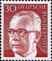 RFA Poste N** Yv: 509 Mi:638 Bundespräsident Gustav Heinemann - Unused Stamps