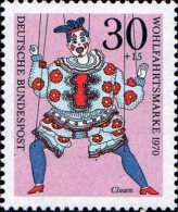 RFA Poste N** Yv: 503 Mi:652 Wohlfahrtsmarke Clown - Unused Stamps
