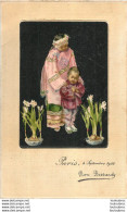 ILLUSTRATEUR PIERRE BESSARD ENFANTS CHINOIS CHINE  1903 CARTE RELIEF - Other & Unclassified