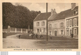 SAINT FIACRE  LA PLACE ET ENTREE DE L'ANCIEN MONASTERE - Sonstige & Ohne Zuordnung