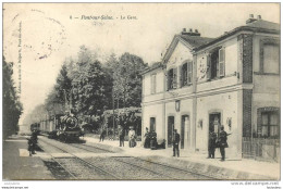 10 PONT SUR SEINE LA GARE AVEC LE TRAIN - Other & Unclassified