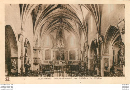 MONTGEARD  INTERIEUR DE L'EGLISE - Autres & Non Classés