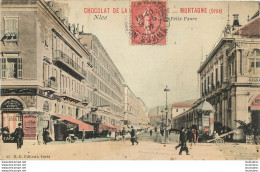 NICE RUE FELIX FAURE CHOCOLAT DE LA GRANDE TRAPPE MORTAGNE - Andere & Zonder Classificatie