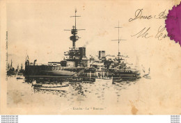 MARINE MILITAIRE FRANCAISE  ESCADRE LE BRENNUS - Warships