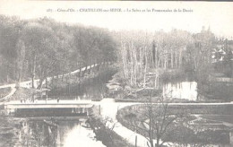 X4189 COTE D' OR CHATILLON SUR SEINE LA SEINE ET LES PROMENADES DE LA DOUIX - Chatillon Sur Seine