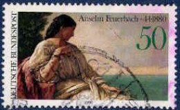 RFA Poste Obl Yv: 881 Mi:1033 Anselm Feuerbach +4.1.1880 (Tableau: Iphigenie) (cachet Rond) - Used Stamps