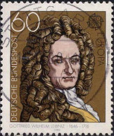 RFA Poste Obl Yv: 894 Mi:1050 Europa CEPT Gottfried Wilhelm Leibniz (Philosophe) (TB Cachet Rond) - Used Stamps