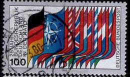 RFA Poste Obl Yv: 882 Mi:1034 25.Jahre BRD In Der NATO (Beau Cachet Rond) - Used Stamps