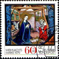 RFA Poste Obl Yv: 874 Mi:1032 Weihnachtsmarke Naissance Du Christ (TB Cachet Rond) - Used Stamps