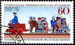 RFA Poste Obl Yv: 858 Mi:1014 Internationale Verkehrsausstellung Hamburg (TB Cachet Rond) - Gebraucht