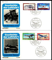 RFA Poste Obl Yv: 850/853 Für Die Jugend Avions (TB Cachet à Date) Fdc Bonn 5-4-79 - 1971-1980