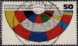 RFA Poste Obl Yv: 845 Mi:1002 1.Direktwahl Zum Europäischen Parlament (TB Cachet Rond) - Usati