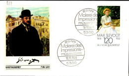 RFA Poste Obl Yv: 839 Mi:988 Max Slevogt Femme Au Chat (TB Cachet à Date) Fdc Bonn 16-11-78 - 1971-1980