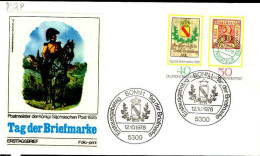 RFA Poste Obl Yv: 827P Mi:981P Tag Der Briefmarke (TB Cachet à Date) Fdc Bonn 12-10-78 - 1971-1980