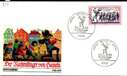 RFA Poste Obl Yv: 819 Mi:972 Der Rattenfänger Von Hameln (TB Cachet à Date) Fdc Bonn 22-5-78 - 1971-1980