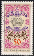 RFA Poste Obl Yv: 803 Mi:956 Rudolf Alexander Schröder Ecrivain (Beau Cachet Rond) - Gebraucht