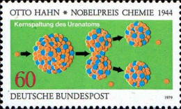 RFA Poste N** Yv: 867 Mi:1020 Otto Hahn Nobelpreis Chemie - Ungebraucht