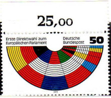 RFA Poste N** Yv: 845 Mi:1002 1.Direktwahl Zum Europäischen Parlament (Bord De Feuille) - Unused Stamps