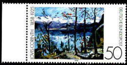 RFA Poste N** Yv: 837 Mi:986 Lovis Corinth Pâques Au Lac Walchen Bord De Feuille - Unused Stamps