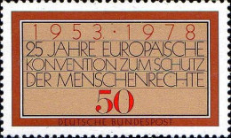 RFA Poste N** Yv: 826 Mi: 979 Menschenrechte - Unused Stamps