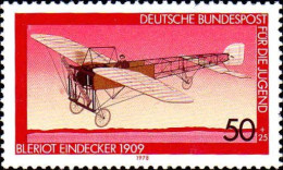 RFA Poste N** Yv: 813 Mi:966 Für Die Jugend Bleriot Eindecker Monoplan - Unused Stamps