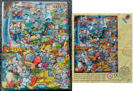 2001 Ferrero - Maxi 611071 - Puzzle Das Extra Kniffelige Mega Mäuse  + BPZ - Puzzels