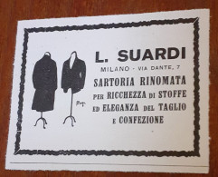 Pubblicità D'epoca Rinomata Sartoria L. Suardi - Publicités