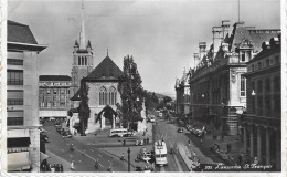 Lausanne St François Autobus Saurer Tram Animée - Lausanne