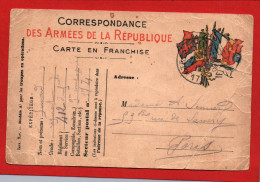 (RECTO / VERSO) CARTE CORRESPONDANCE DES ARMEES DE LA REPUBLIQUE LE 24/05/1916 - TRESOR ET POSTES SECT. POSTAL 174 - Covers & Documents