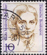 RFA Poste Obl Yv:1191 Mi:1359 Paula Modersohn-Becker Peintre (Beau Cachet Rond) - Used Stamps
