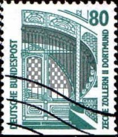 RFA Poste Obl Yv:1169bB Mi:1342D Zeche Zollern II Dortmund (Lign.Ondulées) - Used Stamps