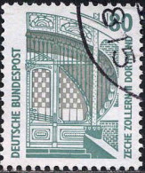 RFA Poste Obl Yv:1169 Mi:1342A Zeche Zollern II Dortmund (beau Cachet Rond) - Usados