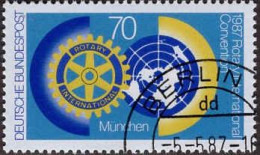 RFA Poste Obl Yv:1159 Mi:1327 Rotary International Convention München (TB Cachet à Date) Berlin 5-5-87 - Gebruikt