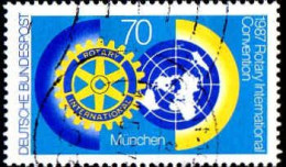 RFA Poste Obl Yv:1159 Mi:1327 Rotary International Convention München (Lign.Ondulées) - Used Stamps