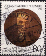 RFA Poste Obl Yv:1156 Mi:1324 Johann Albrecht Bengel 1687 1752 (beau Cachet Rond) - Usati