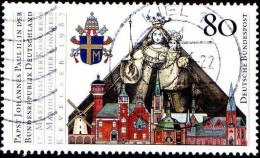 RFA Poste Obl Yv:1152 Mi:1320 Papst Johannes Paul II Statue De La Vierge (Beau Cachet Rond) - Used Stamps