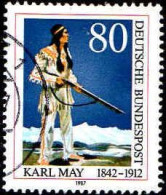 RFA Poste Obl Yv:1146 Mi:1314 Karl May Winnetou (Beau Cachet Rond) - Gebruikt