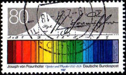 RFA Poste Obl Yv:1145 Mi:1313 Joseph Von Fraunhofer Physicien (Beau Cachet Rond) - Usati