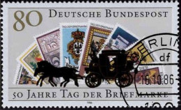 RFA Poste Obl Yv:1128 Mi:1300 Tag Der Briefmarke Malle-poste (TB Cachet à Date) Berlin 16-10-86 - Oblitérés