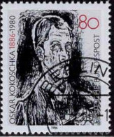 RFA Poste Obl Yv:1104 Mi:1272 Oskar Kokoschka Peintre (TB Cachet Rond) - Oblitérés