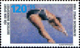 RFA Poste N** Yv:1187 Mi:1355 Für Den Sport Kunstspringen - Unused Stamps
