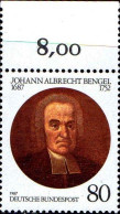 RFA Poste N** Yv:1156 Mi:1324 Johann Albrecht Bengel Théologien (Bord De Feuille) - Unused Stamps