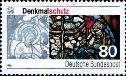 RFA Poste N** Yv:1123 Mi:1291 Denkmalschutz (Vitrail) - Unused Stamps