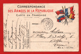 (RECTO / VERSO) CARTE CORRESPONDANCE DES ARMEES DE LA REPUBLIQUE LE 28/09/1914 - TRESOR ET POSTES SECT. POSTAL 68 - Covers & Documents